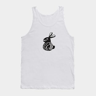 Black & White Bunny Tank Top